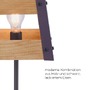 Stolní lampy dekorační - LD 15722-79 CRATE Stolní lampa v rustikálním designu ze dřeva v černé barvě, lakované železo s paticí E27 - LEUCHTEN DIREKT / JUST LIGHT - foto 3