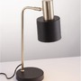 Stolní lampy dekorační - NV 9050161 Stolní lampa PAZ zlatý kov černé kovové stínidlo černá základna E14 1x5W 230V IP20 bez žárovky - NOVA LUCE - foto 3