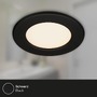 Kruhová - BRI 7053-015 LED vestavné svítidlo, pr. 11,5 cm, LED modul, 6W, 600 lm, černá - BRILONER - foto 3