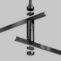 Lištové Magnetic Maytoni Flarity - M TRA156C-D1-B Upevnění ke stropu dvojité krátké 78 mm pro magnetickou lištu 24 V Flarity TRA156C-D1-B - MAYTONI - foto 3