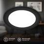 Kruhová - BRI 7995015 Jeft vestavný spot 220mm - 230V, 18W, 1980lm, LED, neutrální bílá, černá - BRILONER - foto 3