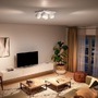 SmartHome Paul Neuhaus - PH 50474/31/P6 Hue White Ambiance Bodové svítidlo Philips Buckram BT 50474/31/P6 LED GU10 4x5W 4x350lm 2200-6500K 230V, bílé s dálkovým ovladačem a Bluetooth - PHILIPS HUE (915005918801) - foto 3