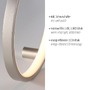 Stolní lampy dekorační - LD 15395-21 MINI RITUS LED stolní lampa stříbrný kruh minimalistické šňůrový vypínač 3000K - JUST LIGHT - foto 3