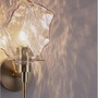 Dekorativní - NV 9009256 Nástěnné svítidlo ODELLE mosazný zlatý kov a jantarové sklo E14 1x5W 230V IP20 bez žárovky - NOVA LUCE - foto 3