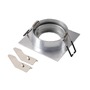 Hranatá - LA 1007330 NEW TRIA® 68 kroužek pro vestavbu do stropu, D: 8,2 Š: 8,2 H: 2,6 cm, IP 20, hliník - BIG WHITE (SLV) - foto 3