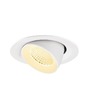 Kruhová - LA 1009572 NUMINOS® GIMBLE M Stropní vestavné svítidlo, 3000 K, 40°, bílá - BIG WHITE (SLV) - foto 3