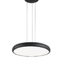 Kruhová - NV 8100988 Závěsné svítidlo GAP černý hliník akrylový difuzor LED 50W 230V 3000K IP20 - NOVA LUCE - foto 3