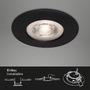 Kruhová - BRI 7046-035 3ks sada LED vestavné svítidlo, pr. 9 cm, 5 W, černá - BRILONER - foto 3