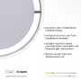 Kruhová - PN 8414-13 Q-VITO LED stropní svítidlo Smart-Home antracit s měnitelnou teplotou chromatičnosti s pamětí a ovladačem stmívání ZigBee 2700-5000K - PAUL NEUHAUS - foto 3