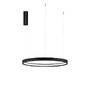 Kruhová - NV 9345616 Závěsné svítidlo PERRINE černý hliník a akryl LED 42W 230V 3000K IP20 stmívatelné - NOVA LUCE - foto 3