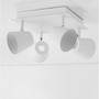 Bodová - NV 9155363 Bodové svítidlo BIAGIO bílý kov LED 4x6W 230V 3000K IP20 - NOVA LUCE - foto 3
