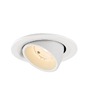 Kruhová - LA 1009395 NUMINOS® GIMBLE S Stropní vestavné svítidlo, 2700 K, 55°, IP20, kulaté, bílé - BIG WHITE (SLV) - foto 3