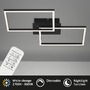 Hranatá - BRILO 3149-015 LED CCT rám 50 cm 2x15W 1650lm černá - BRILO - foto 3