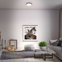 Kruhová - BRILO 3700015 LED přisazené svítidlo pr. 28 cm, 16 W, 2000 lm, černá (starý kód: BRILO 3700-015) - BRILO - foto 3