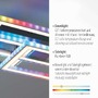 Hranatá - LD 14636-55 FELIX60 LED stropní svítidlo otočné, stříbrná barva, RGB Rainbow, stmívatelné RGB+2700-5000K - LEUCHTEN DIREKT / JUST LIGHT - foto 3