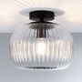 Kruhová - P 71146 LED stropní svítidlo Ruya IP44 E27 230V max. 60W sklo/černá mat - PAULMANN - foto 3
