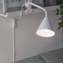 Stolní lampy s klipem - P 95431 Svítidlo se skřipcem Vitis Flexarm E14 bílá a šňůrový vypínač - PAULMANN - foto 3
