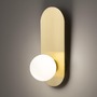 Dekorativní - M MOD419WL-01G Nástěnné svítidlo Bao G9 28W zlatá kov design - MAYTONI - foto 3