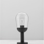 Sloupková - NV 9060195 Venkovní sloupkové svítidlo OMIKA tmavě šedý hliník a čiré sklo E27 1x12W 220-240V bez žárovky IP54 - NOVA LUCE - foto 3