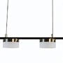 Podélná - GT 7066-702 Závěsné svítidlo Cassis 30W 3000lm 3000K černý chrom - GeeTi - foto 3