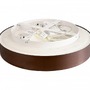 Kruhová - IMPR 348201 Deko-Light stropní přisazené svítidlo Menkar 400 mm 41 W 3000/4000 K 3200 lm kávová - LIGHT IMPRESSIONS - foto 3