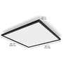 Hranatá - PH 8720169329010 Hue Aurelle přisazený LED panel SQ XL (čtverec) 60x60cm, černá, 2200-6500K - PHILIPS - foto 3