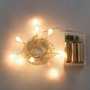 LED osvětlení na BATERIE - DLED BL21W DECOLED LED světelný řetěz na baterie, teple bílá, 10 diod, 2,1 m - foto 3