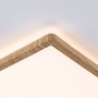 Hranatá - P 71030 LED Panel Atria Shine Backlight IP44 hranaté 293x293mm 16W 3000K design dřevo - PAULMANN - foto 3