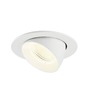Kruhová - LA 1009755 NUMINOS® GIMBLE L Stropní vestavné svítidlo, 4000 K, 55°, IP20, kulaté, bílé - BIG WHITE (SLV) - foto 3