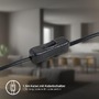 Stolní lampy dekorační - BRILO 7591015 Gryde na noční stolek - s vypínačem, E14 patice, max. 25W, černá - BRILO - foto 3