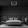 Hranatá - BRILO 3775015 LED stropní svítidlo, 34,5 cm, 14W, 400lm, černá - BRILONER - foto 3