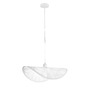 Dekorativní - FAN I-RHEI-LEAF-S50 Závěsné svítidlo Rhei‑Leaf bílé, 1xE27, 50 x 30 x 150 cm - FANEUROPE - foto 3