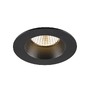 Koupelnová - LA 1007442 NEW TRIA® UNIVERSAL 68 stropní vestavné svítidlo, 2500/3000/4000K, 38°, IP 20 / IP 65, kulaté, černá - BIG WHITE (SLV) - foto 3
