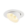 Kruhová - LA 1009731 NUMINOS® GIMBLE L Stropní vestavné svítidlo, 3000 K, 20°, IP20, kulaté, bílé - BIG WHITE (SLV) - foto 3