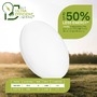 Kruhová - BRILO 3867016 Elipso A stropní svítidlo pr.37,5 cm - 12W, 2520lm, LED, energetická třída A, bílé - BRILO - foto 3