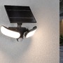 Nástěnná - P 94610 Solární LED osvětlení zdí Sonlig pohybové čidlo (IR) IP65 hranaté 286x137mm 3000K 2x9W antracit umělá hmota - PAULMANN - foto 3