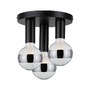Dekorativní - P 79761 Stropní svítidlo Skogen max. 3x20W E27 černá - PAULMANN - foto 3