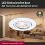 Kruhová - P 94947 LED vestavné svítidlo Base GU10 Flat výklopné 4W 230V 2700K bílá - PAULMANN - foto 3