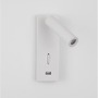 Bodová - NV 9170101 Bodové svítidlo FUSE bílý hliník nastavitelné vypínač na těle - USB nabíjení LED Samsung 3W 3000K IP20 - NOVA LUCE - foto 3