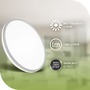 Kruhová - BRILO 3836014 Pulap A LED stropní svítidlo, třída A, přímé a nepřímé osvětlení, matný chrom - BRILO - foto 3