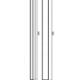 Podélná - OS MAT71543 MATAR 2 stropní/nástěnné plastové svítidlo černá / bílá IP44 4000 K 13W LED DALI (původní kód OS 71543) - OSMONT - foto 3