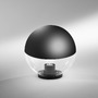 Příslušenství - FAN I-POLLY-G30-TR180 Koule Polly Sfera, PMMA, průhledná, horní polokoule černá, 1 x E27, IP44, průměr 30 cm - FANEUROPE - foto 3