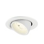 Kruhová - LA 1009431 NUMINOS® GIMBLE S Stropní vestavné svítidlo, 4000 K, 55°, IP20, kulaté, bílé - BIG WHITE (SLV) - foto 3