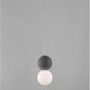 Koule - NV 9704191 Závěsné svítidlo ZERO šedý beton opálové sklo a černý hliník G9 1x5W IP20 220-240V bez žárovky 10 - NOVA LUCE - foto 3