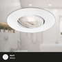 Kruhová - BRI 7602036 LED vestavné svítidlo 4,4 cm 3x 4,9 W 480lm bílé - BRILONER - foto 3