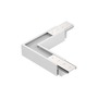 Lištové Magnetic Ego - ILUX 257990 Ego nízký profil L spojka horizontální on-off - IDEALLUX - foto 3