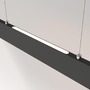 Podélná - M P010PL-L30B Závěsné svítidlo Step 3000K 30W teplá bílá 1750lm černý kov přímé/nepřímé osvětlení  - MAYTONI - foto 3