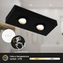 Bodová - BRI 3996025 LED CTS stropní svítidlo, 27 cm, 4W, 460lm, černá - BRILONER - foto 3