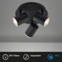 Koupelnová - BRI 2731-035 LED bodové svítidlo pr. 21 cm 3xGU10 max. 5W černá - BRILONER - foto 3