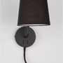 S ramenem - NV 9129330 Nástěnné svítidlo SAGE černý hliník černé stínidlo vypínač na těle E27 1x12W LED 1x3W 220V bez žárovky IP20 čtecí lampička - NOVA LUCE - foto 3